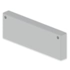 UNEX - Tapa final de 60x200 mm Unex en U48X sin halógenos color gris