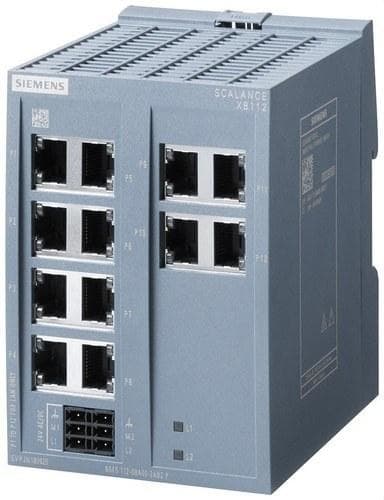 SIEMENS - SWITCH IE NO GESTIONADO SCALANCE XB112,12x 10/100 MBITS/S PTO.RJ45,CONSTRUIR PEQ