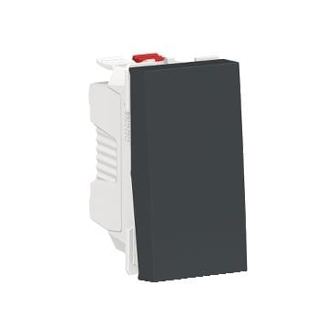 Schneider Electric - Pulsador 1 modulo antracita