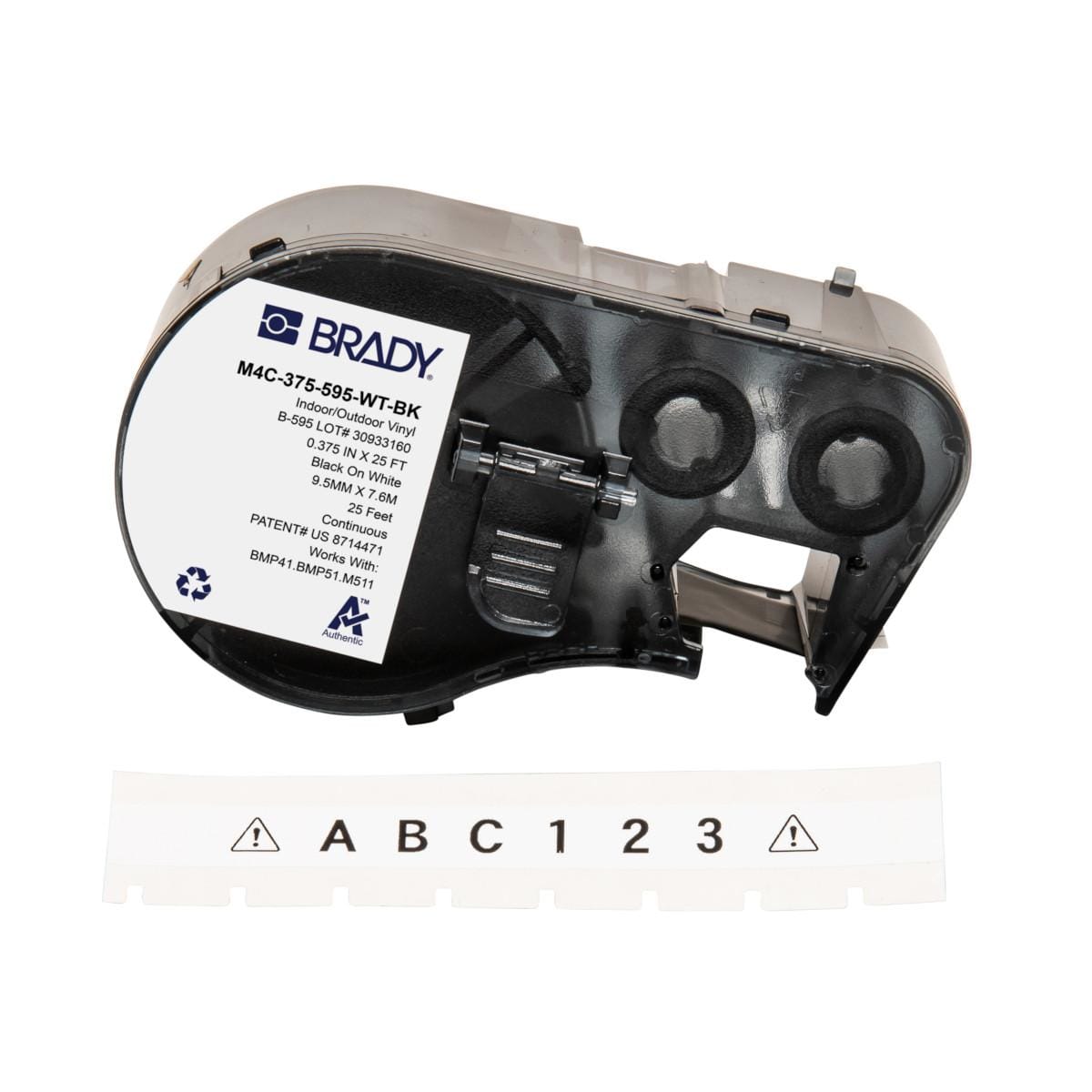 BRADY - BRADY M4C-500-595-YL-BK