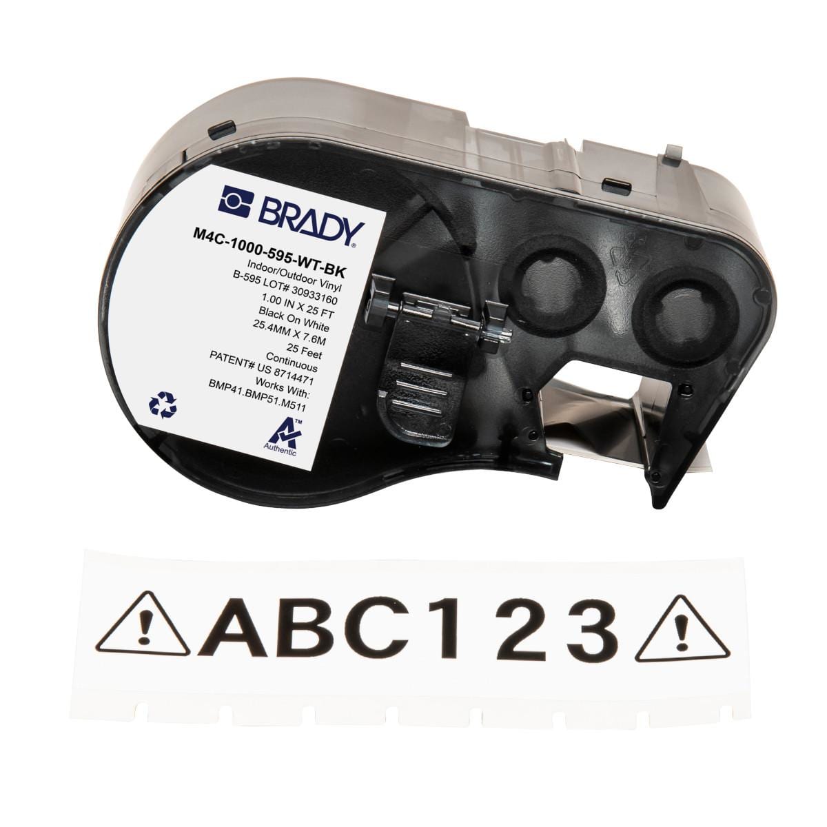 BRADY - BRADY M4C-1000-595-YL-BK