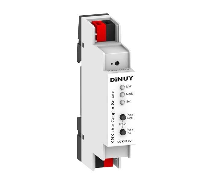 DINUY - Acoplador de líneas KNX Secure