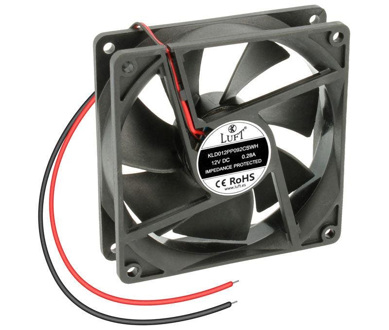 BARBI - VENTILADOR CUADRO 92X92X25 12VDC