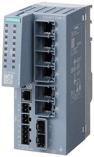SIEMENS - DIS.CIBERSEGURIDAD SCALANCE SC646-2C PROTEGER DISPOSITIVOS REDES AUTOMATIZACIÓN