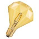 OSRAM - VINTAGE 1906 LED CL DIAMOND  FIL GOLD 40 NON-DIM  4,5W/825 E27 420 LM 15000 H