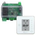 AIRZONE - Pack AIRZONE UNO compuerta válvula think radio blanco