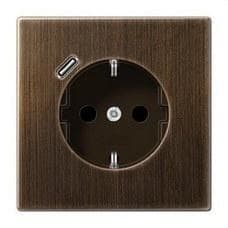 JUNG - PLACA BTN.GIR.LS LT.ANTIK