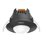 DINUY - Detector movimiento y presencia 360º empotrable en techo Negro