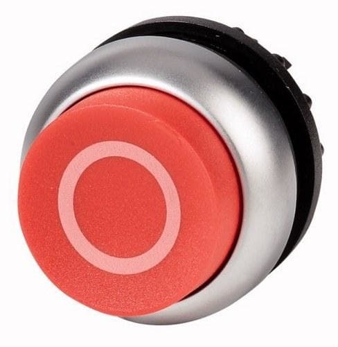EATON - Pulsador saliente M22-DH-R-X0 con retorno rojo
