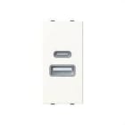 NIESSEN - CARGADOR USB-A+C 10,5W - 1M - CV