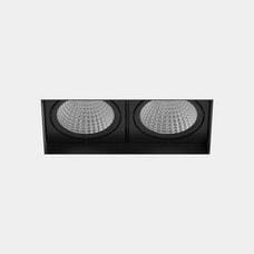 LEDS-C4 - Downlight MULTIDIR TRIMLESS BIG DOUBLE 33.2W blanco cálido 2700K CRI 90 59º DALI-2 negro IN IP20 / OUT IP54 3990lm