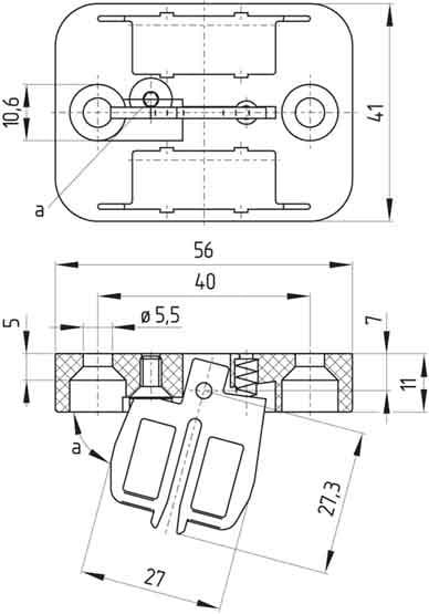 SCHMERSAL - ACTUADOR RECTO AZ 15/16-B1-1747