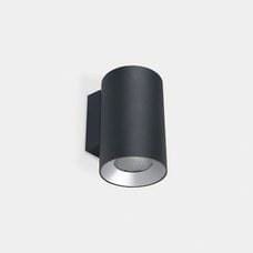 LEDS-C4 - Aplique IP66 Cosmos simple emisión ø85mm LED 12.7 blanco cálido 2700K ON-OFF gris urbano 972lm