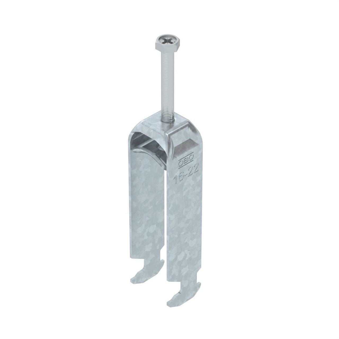 OBO BETTERMANN - Abrazadera sobre perfil 2056 triple 16-22mm, St, FT