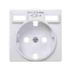 SIMON - Base de enchufe schuko con doble cargador USB integrado + tapa