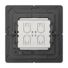 JUNG - KIT DE SUSP. MÁX. 240W CON BASE PLATA MATE KIT SB