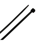 TRADEFORCE - Standard Industrial Cable Tie,100*2.5mm, Black, Indoor/Outdoor, 100pcs