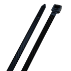 TRADEFORCE - Standard Industrial Cable Tie, 370*7.6mm, Black, Indoor/Outdoor, 100pcs