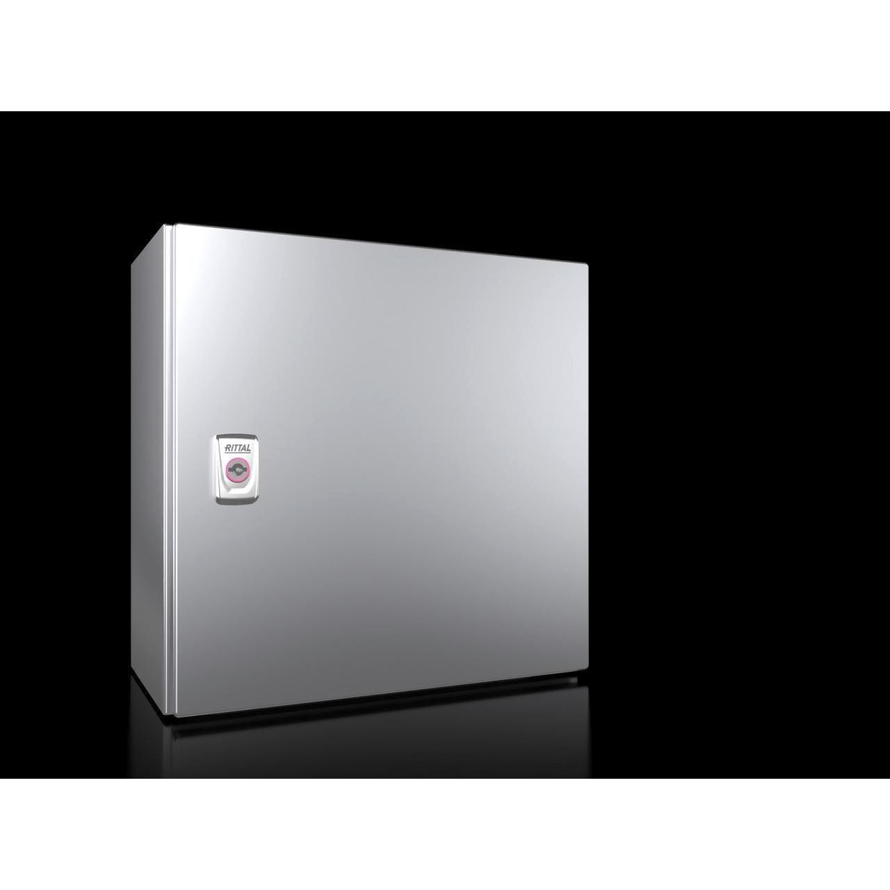 RITTAL - Armario compacto AX con placa de montaje 380x380x210mm acero inoxidable AISI 304