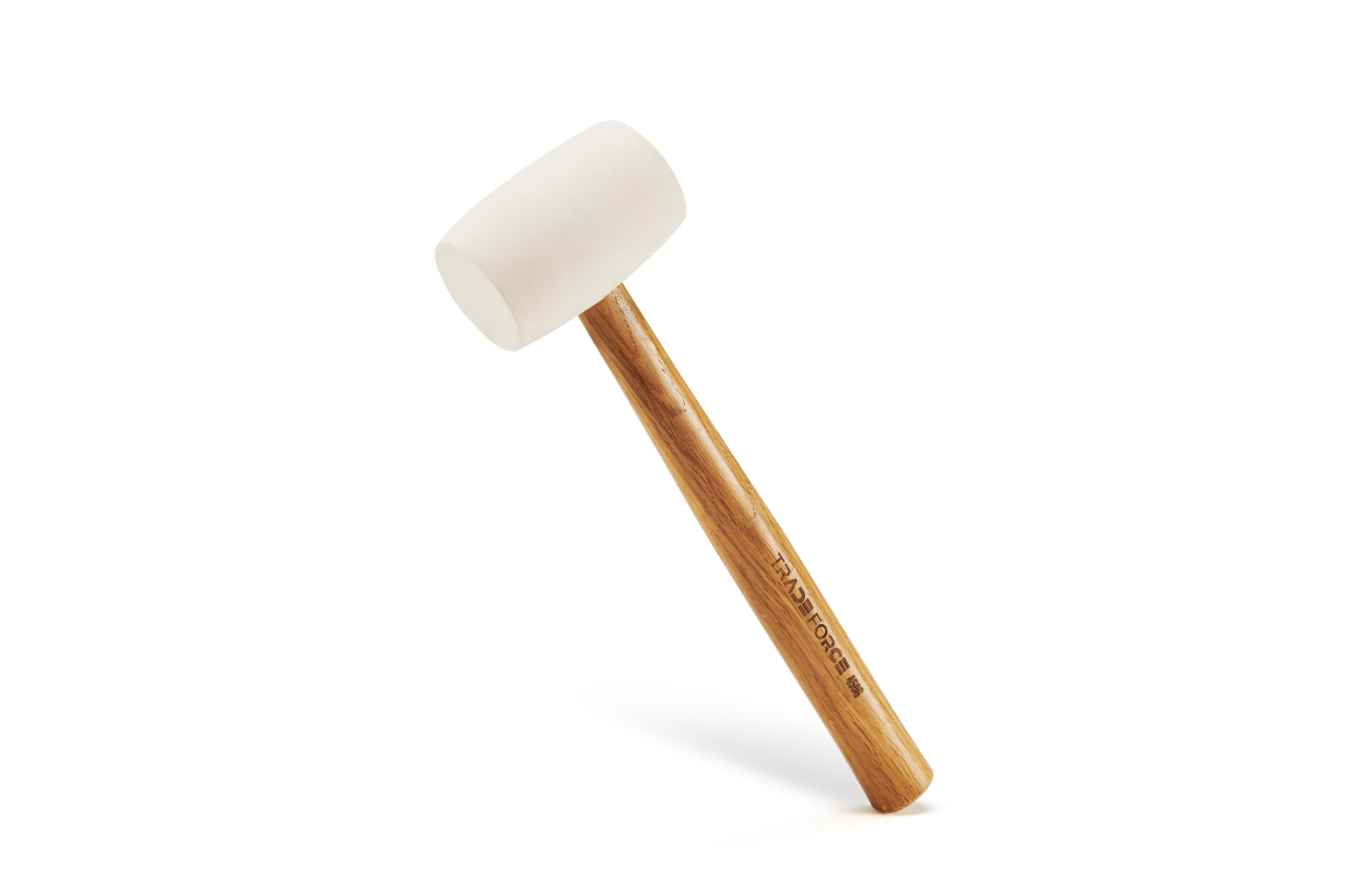 TRADEFORCE - MAZA DE GOMA 450G CON MANGO DE MADERA