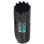 TRADEFORCE - Bi-Metal HSS Hole Saw 22mm Saw Dia., 44mm Max. Cutting Depth