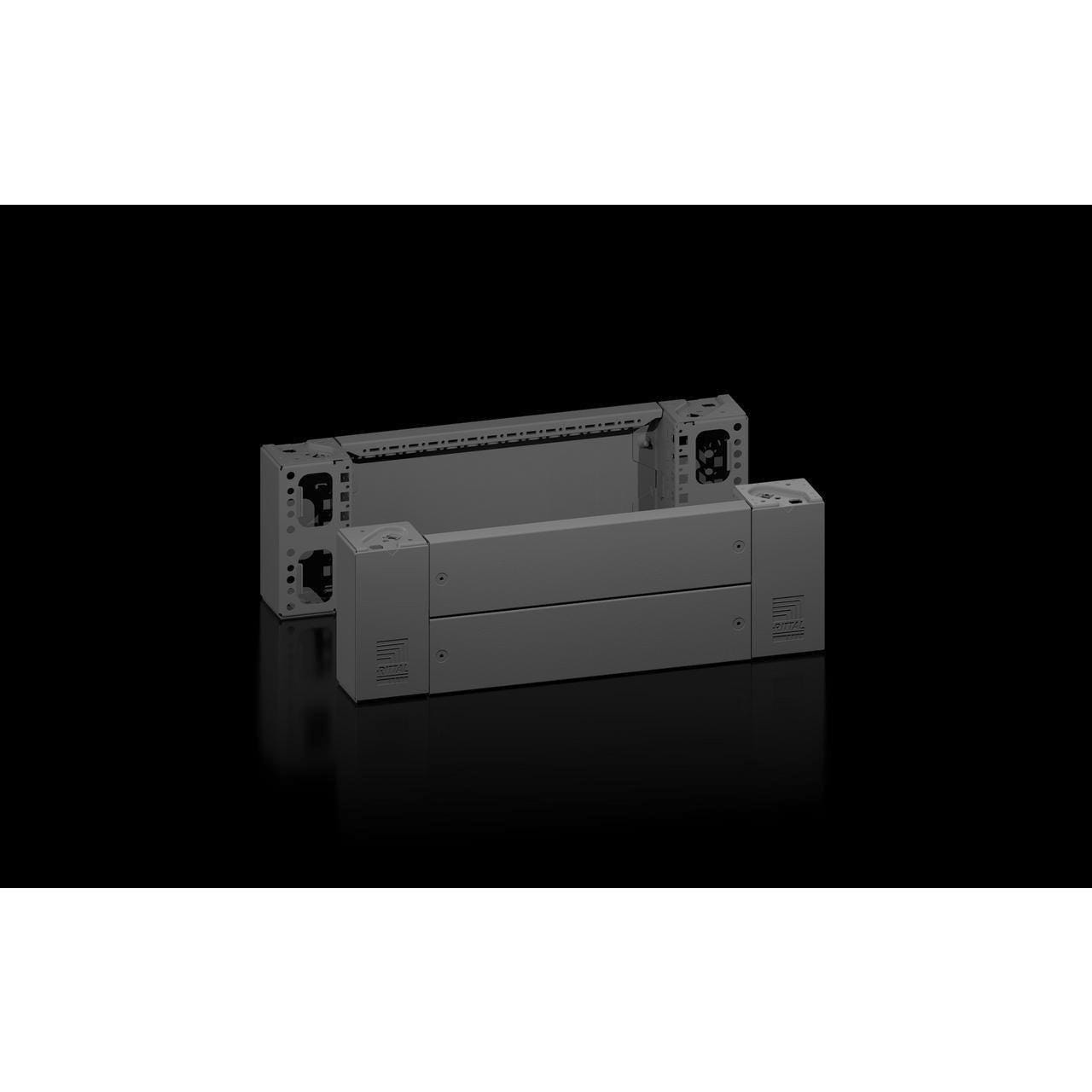 RITTAL - Pack zócalos frontal / trasero VX 600x200mm (2u)