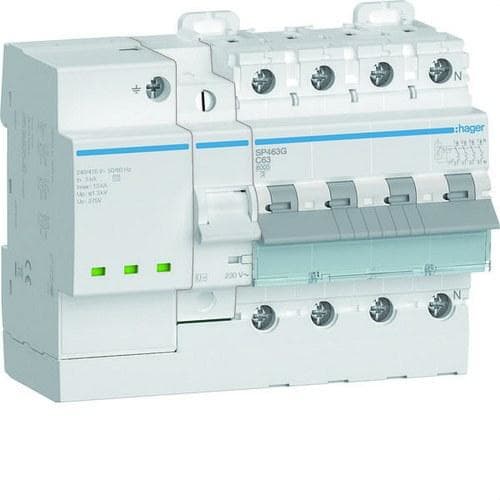 HAGER - ADAPTADOR PARA CONECTOR DE POTENCIA INDUSTRIAL, FO