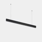 LEDS-C4 - Luminaria lineal Infinite Slim inicio colgante 1120mm 28.7 4000K CRI 90 DALI-2/PUSH negro IP40 3104lm