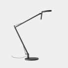 LEDS-C4 - Luminaria sobremesa Maca LED 9 SW 2700-3000-4000K TOUCH DIMMING negro texturizado 587lm