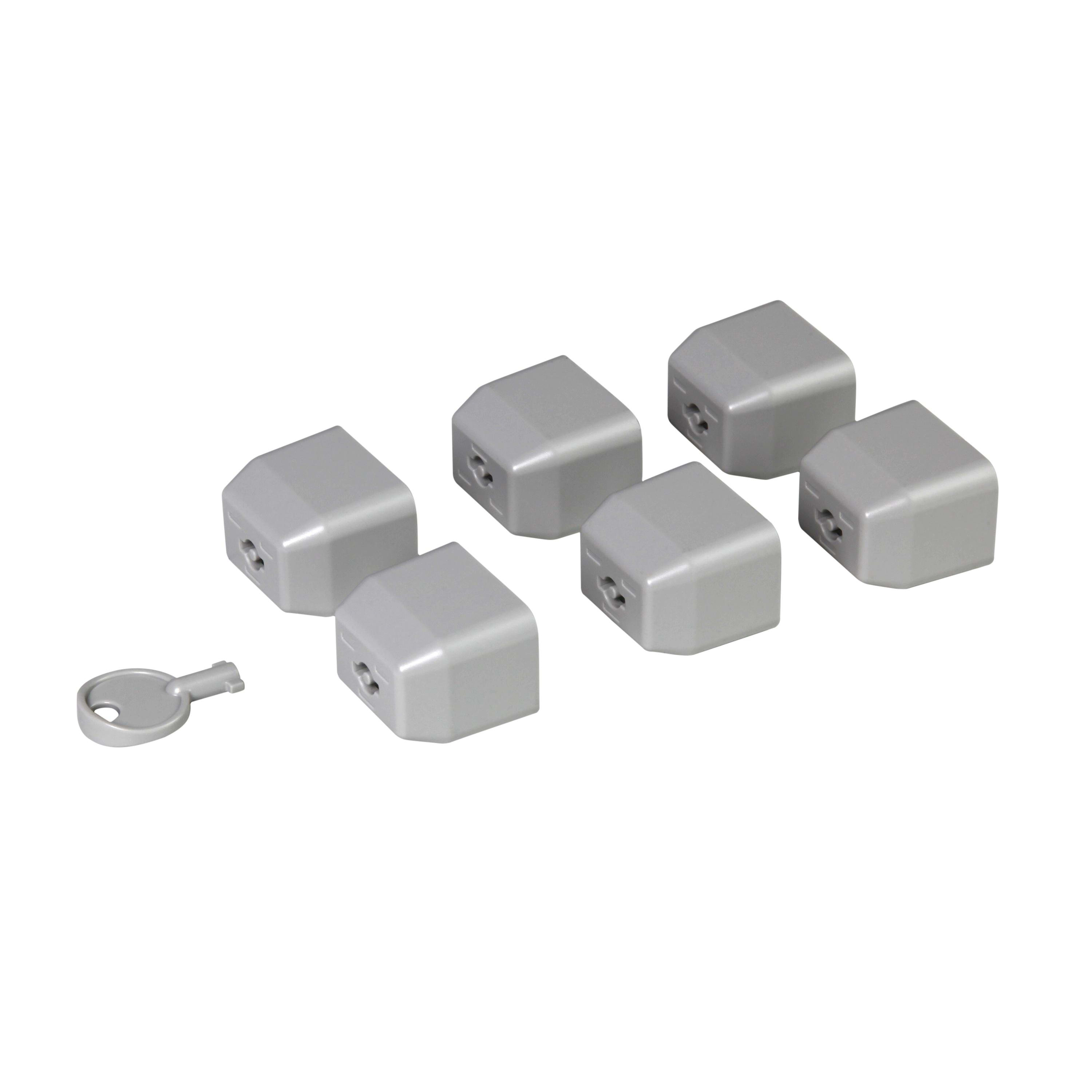LEGRAND - Bolsa 6 tapas con llave para bases C19