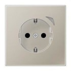 JUNG - ENCHUFE SCHUKO® JUNG HOME SERIE LS ACERO