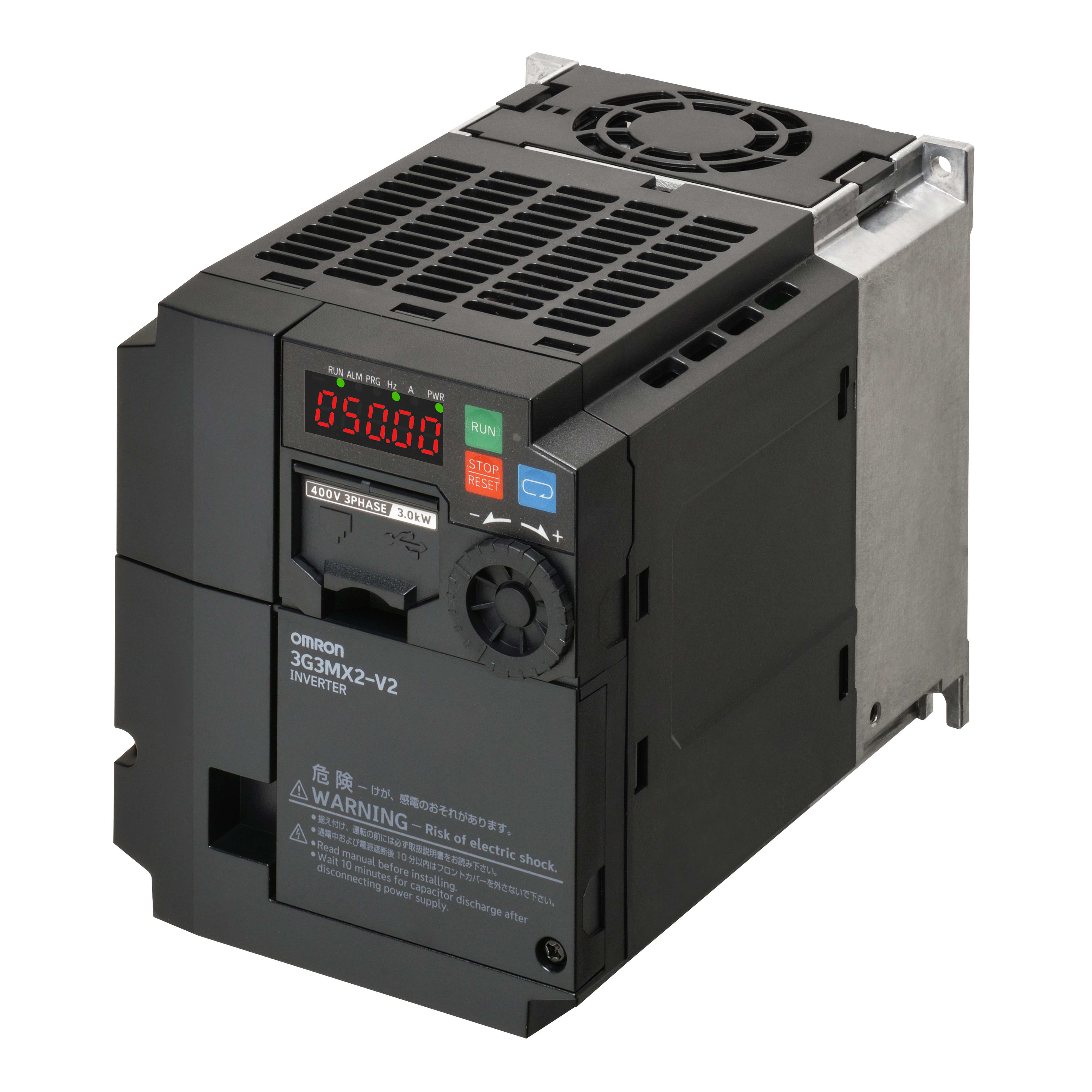 OMRON - 3G3MX2-A4030-EV2  CONVFR.MX2 TRIF.400V AC,3,0/4,0KW,7