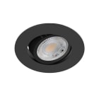 JISO - Downlight Técnico PRO 57206 LED SMD 6W CCT (3000-4000)K driver incluido corte de fase color negro