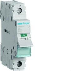 HAGER - INTERRUPTOR MODULAR CORTE SB 1P 40A