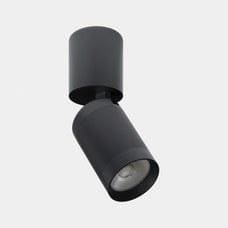 LEDS-C4 - Plafon Iris superficie Hoop 50° 6.3 3000K CRI 90 ON-OFF gris/gris/transparente IP23 701lm