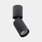 LEDS-C4 - Plafon Iris superficie Hoop 50° 6.3 3000K CRI 90 ON-OFF gris/gris/transparente IP23 701lm