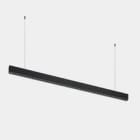 LEDS-C4 - Luminaria lineal Infinite Slim continuidad colgante 1680mm 43.1 3000K CRI 90 DALI-2/PUSH negro IP40 4423lm