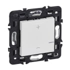 LEGRAND - Regulador universal con pulsador Valena Next sin neutro - 3W hasta 125W -Blanco