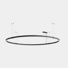 LEDS-C4 - Luminaria lineal APEX_CIRCULAR_AW18 48W blanco cálido 3000K CRI 95 ON-OFF negro IP40 6252lm