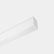 LEDS-C4 - Sistema lineal Infinite Pro 854mm Recessed Opal 12.8W blanco cálido 3000K CRI 90 DALI-2/PUSH blanco IP44 1377lm