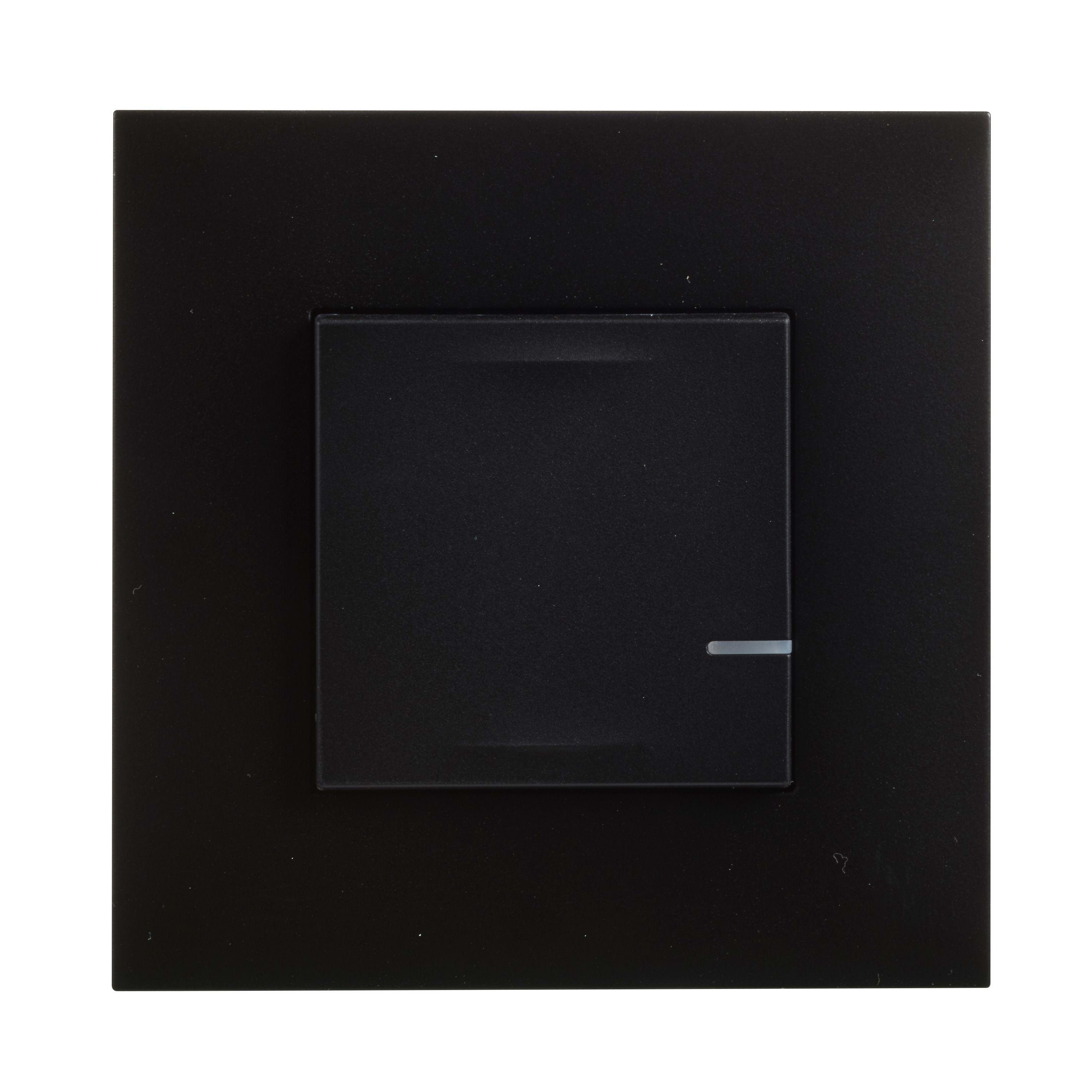 LEGRAND - Interruptor conectado sin neutro (con opción de regulación) Valena Next with Netatmo - Dark