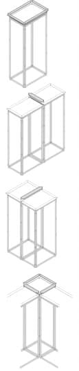 ABB - Perfil IP31/41,estr.A1250, front.pos.2ud