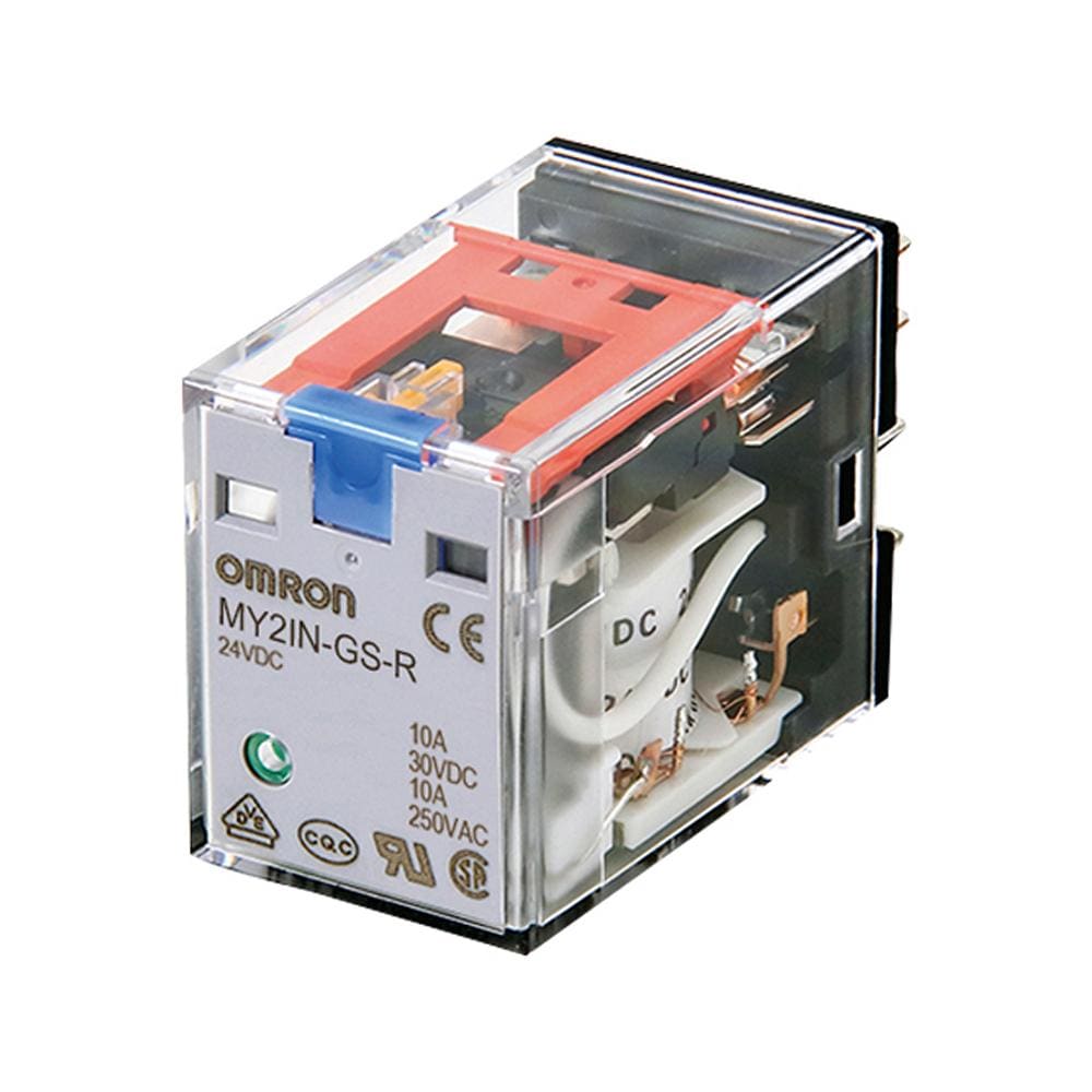 OMRON - MY4INGSRAC24BYOMZ RELE ENCHBL.14 CTO.4PDT 3A