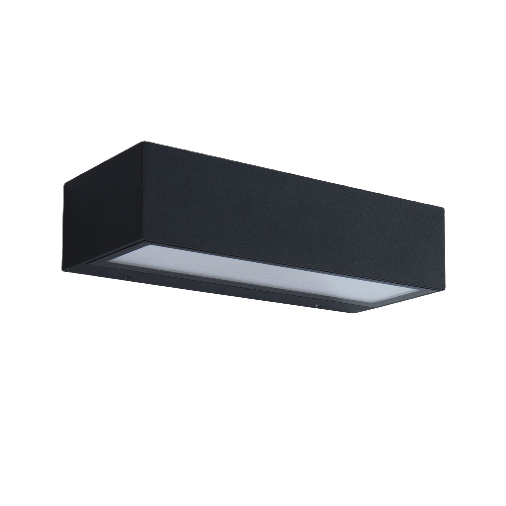LEDS-C4 - Aplique IP65 Nemesis Slim LED 8.8 SW 2700-3200-4000K ON-OFF gris urbano 830lm