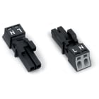 WAGO - CONECTOR H 890 S/CARC.ANTI-TIRÓN 2P NG