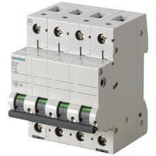 SIEMENS - INTERRUPTOR AUTOMÁTICO 70MM, 6KA, CURVA B, 4 POLOS