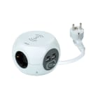 SIMON - Base múltiple COMBIBALL con carga inalámbrica con 3 tomas + 2 USB A + 2 USB C
