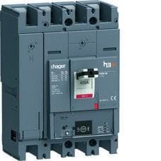 HAGER - INTERRUPTOR AUTOMÁTICO CAJA MOLDEADA H3+ P630 4P4D N0-50-100% 400A 50KA ENERGY