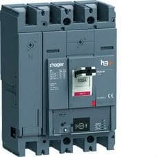 HAGER - INTERRUPTOR AUTOMÁTICO CAJA MOLDEADA H3+ P630 4P4D N0-50-100% 630A 50KA ENERGY