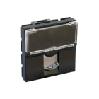 LEGRAND - Base RJ45 Mosaic - Cat.6 - UTP - 2 módulos - 8 contactos - LCS² - Negro mate